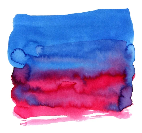 Akvarell anyagmintás háttér lila és kék — Stock Fotó