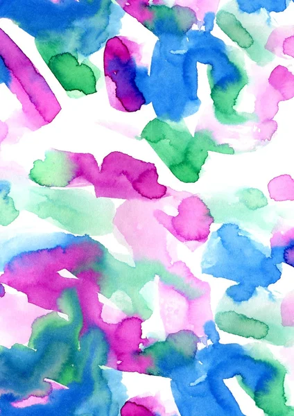 yeşil ve mavi arka plan suluboya