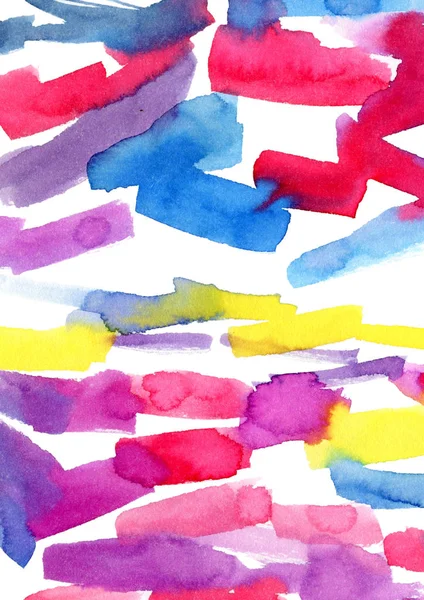 Фон выполнен вручную нарисованными акварельными градиентными мазками. В счастливых цветах . — стоковое фото