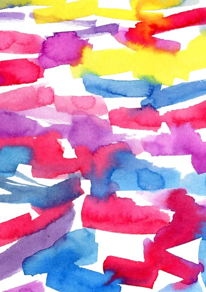 Фон выполнен вручную нарисованными акварельными градиентными мазками. В счастливых цветах . — стоковое фото