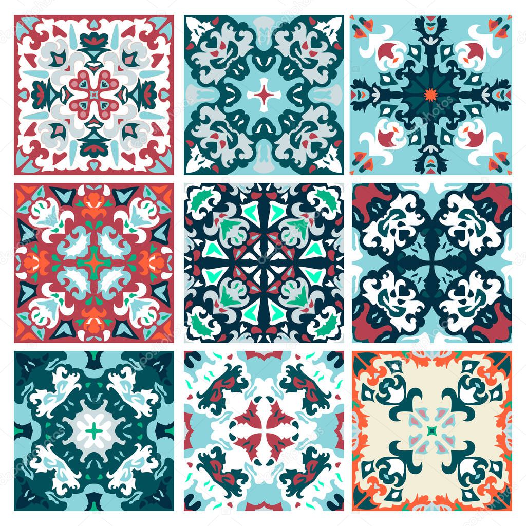Oriental traditional ornament,Mediterranean seamless pattern, tile design, vector illustration ?an be used for desktop wallpaper for a wall hanging or poster, pattern fills, surface textures, textile.