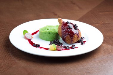 ızgara tavuk püresi ıspanak patates ile