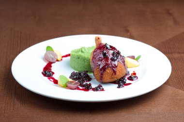 ızgara tavuk püresi ıspanak patates ile