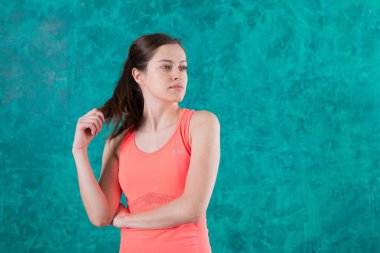 Fitness Spor kız moda spor giyim 