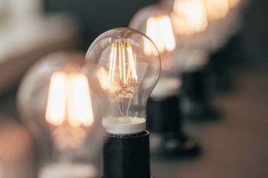 Lüks güzel retro-retro-edison hafif lamba dekoru