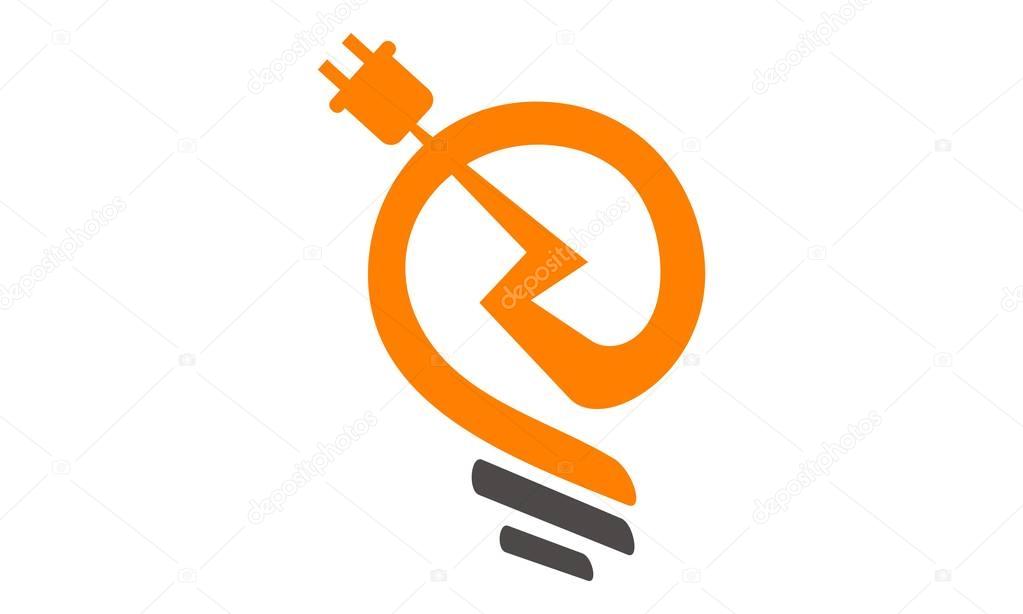 Electricity Bulb Smart Logo