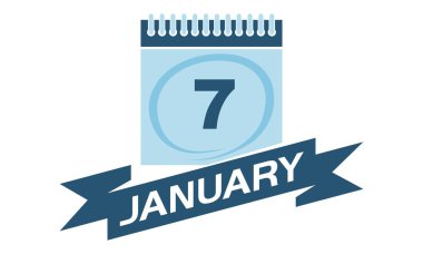 Kurdele ile 7 Ocak takvim