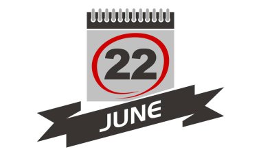 Kurdele ile 22 Haziran takvim