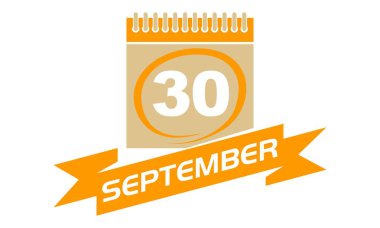 Kurdele ile 30 Eylül takvim