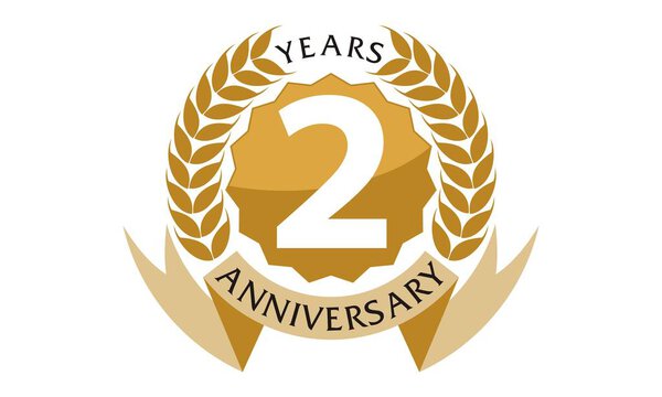 2  Years  Ribbon Anniversary 
