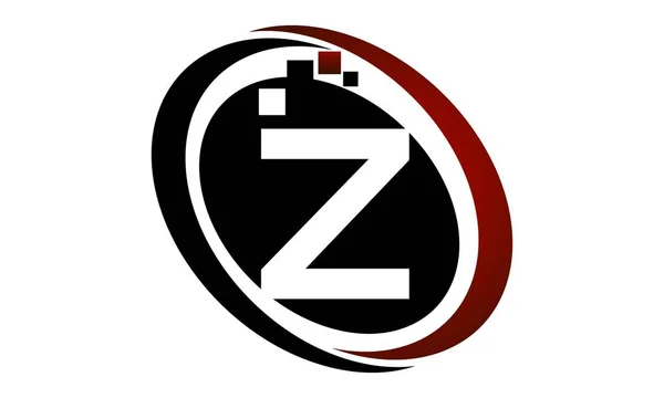 技术动作协同初始 Z — 图库矢量图片