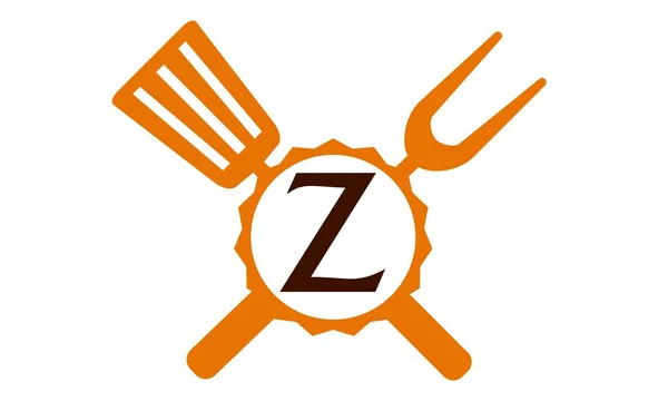 Logotyp restaurang bokstaven Z — Stock vektor