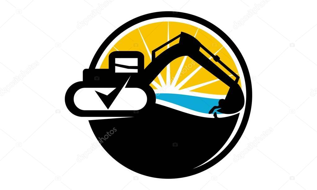 Backhoe Water Safety Template