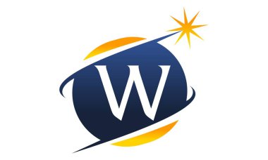 Modern Logo Çözüm harf W