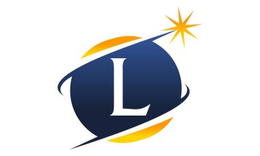 Modern Logo Çözüm harf L