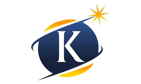 Σύγχρονη λογότυπο λύση γράμμα K — Διανυσματικό Αρχείο