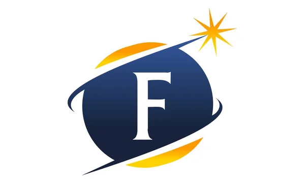 現代のロゴ ソリューション手紙 F — ストックベクタ