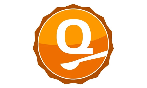 Melhor carta da colher do restaurante Q —  Vetores de Stock