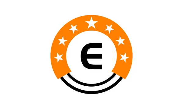 Star Union Initial E — Stock Vector