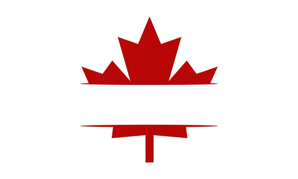 Canada Logo Blank Template — Stock Vector