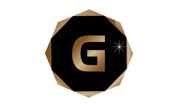 ダイヤモンド宝石投資初期 G — ストックベクタ