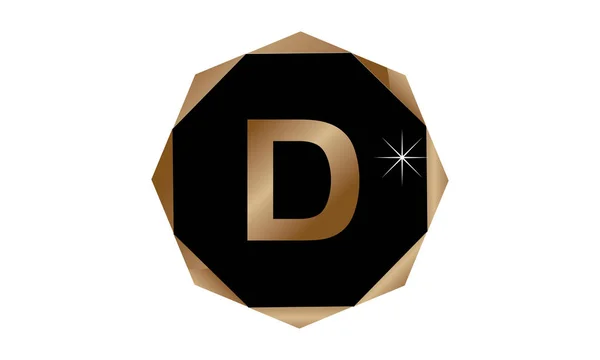 Diamond Gem Investment Початковий D — стоковий вектор