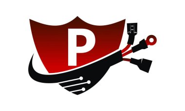Kalkan genel elektrik harf P