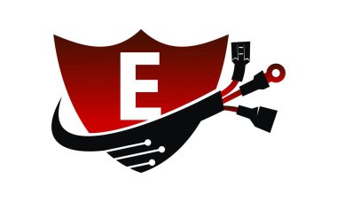 Kalkan genel elektrik harf E