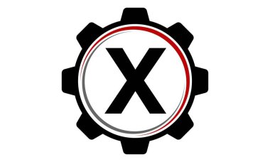 Dişli çözüm Logo harf X