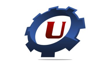 Dişli çözüm Logo U Harfi