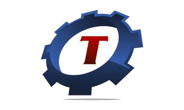 Dişli çözüm Logo T harfi