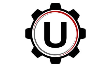 Dişli çözüm Logo U Harfi