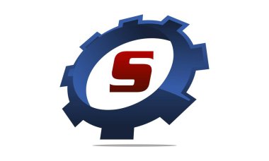 Dişli çözüm Logo Harf S