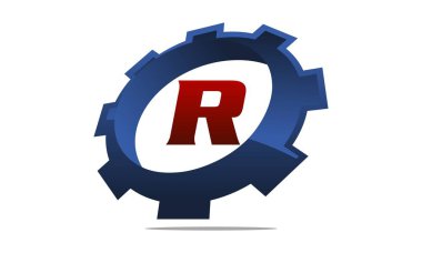 Dişli çözüm Logo harf R