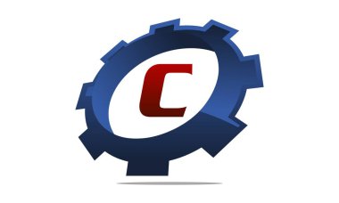 Dişli çözüm Logo harf C