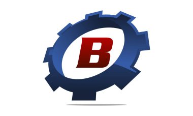 Gear Solution Logo Letter B