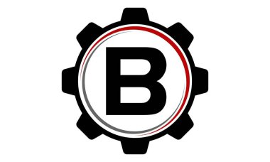 Gear Solution Logo Letter B