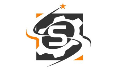 Dişli çözüm Logo Harf S