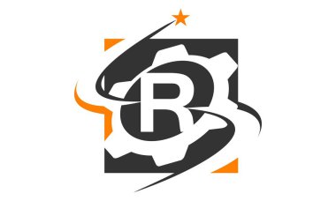 Dişli çözüm Logo harf R