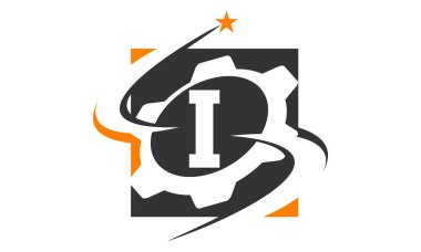 Dişli çözüm Logo harf ı