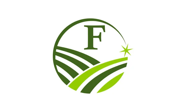 De eerste F groen Project Solution Center — Stockvector