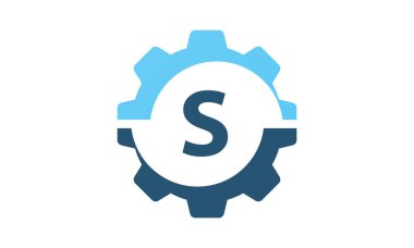 Dişli çözüm Logo ilk S