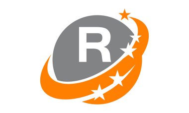 Modern Logo Çözüm harf R