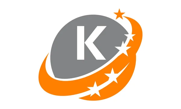 现代标志解决方案字母 K — 图库矢量图片