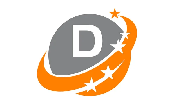 Σύγχρονη λογότυπο λύση γράμμα D — Διανυσματικό Αρχείο