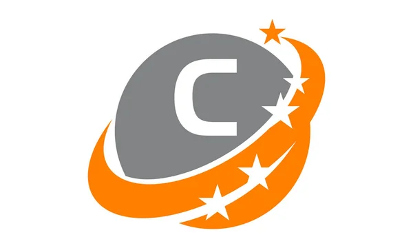 Moderne Logo oplossing Letter C — Stockvector