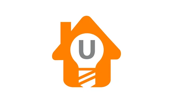 Smart Home Initial U — Διανυσματικό Αρχείο