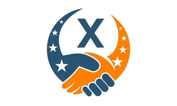 Success Partners Initial X — Stock Vector