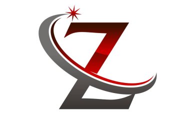 Yıldız Swoosh harf Z