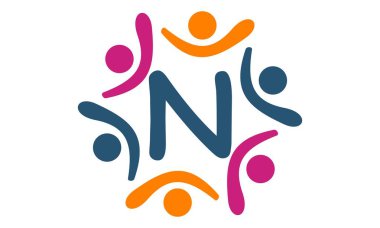 Dostluk takım çalışması ebeveynlik harf N